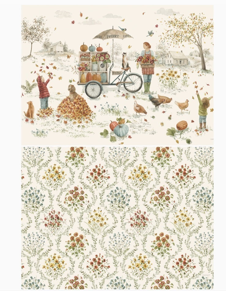 Fall Days Paper Placemat Pad