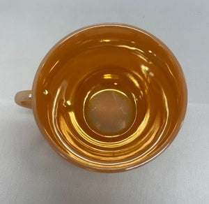 Orange Vintage Tea Cup