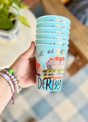 Derby Time Reusable Cups Set Of 6