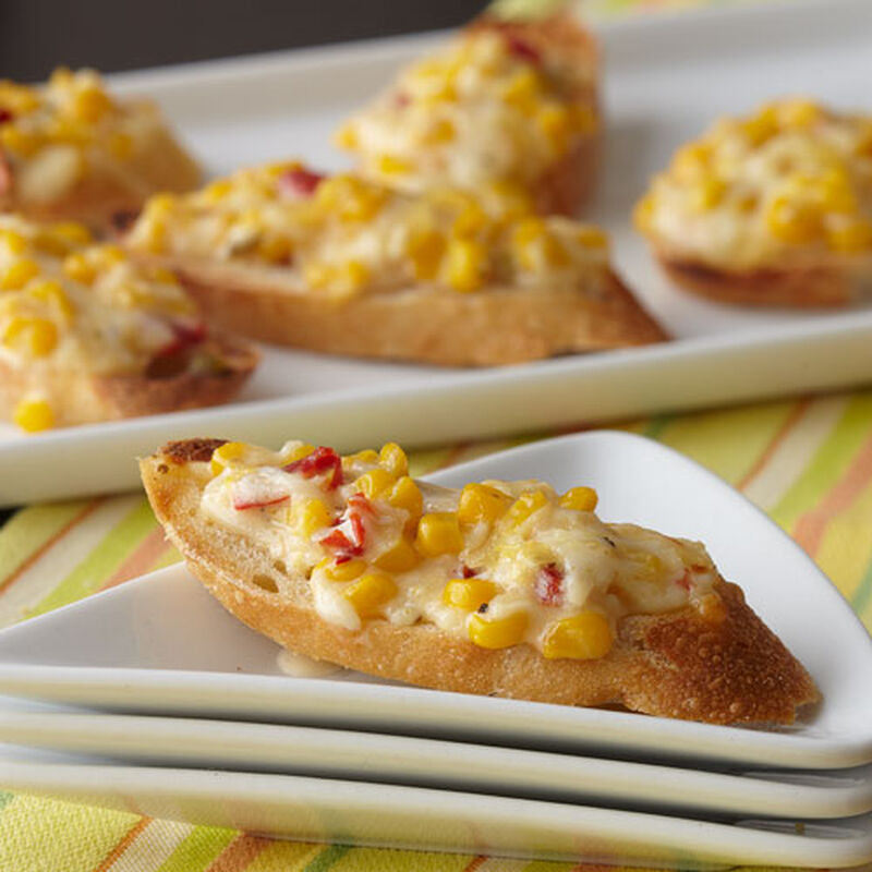 Easy Cheesy Corn Toast
