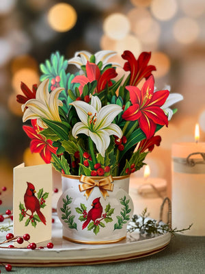 Winter Joy ( Pop up holiday Greeting Card)