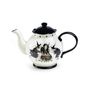 Halloween Witches Brew 40oz Teapot with Flying Witch