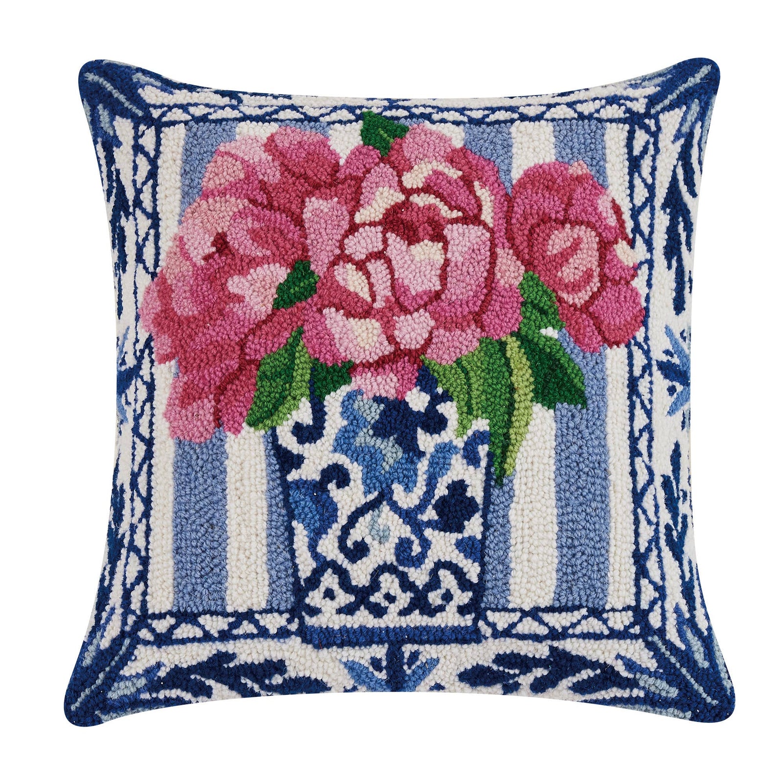 Pretty Petals Hook Pillow - Sally Eckman Roberts