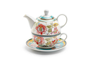 Emperor's Garden Fine Porcelain Tea For One Set