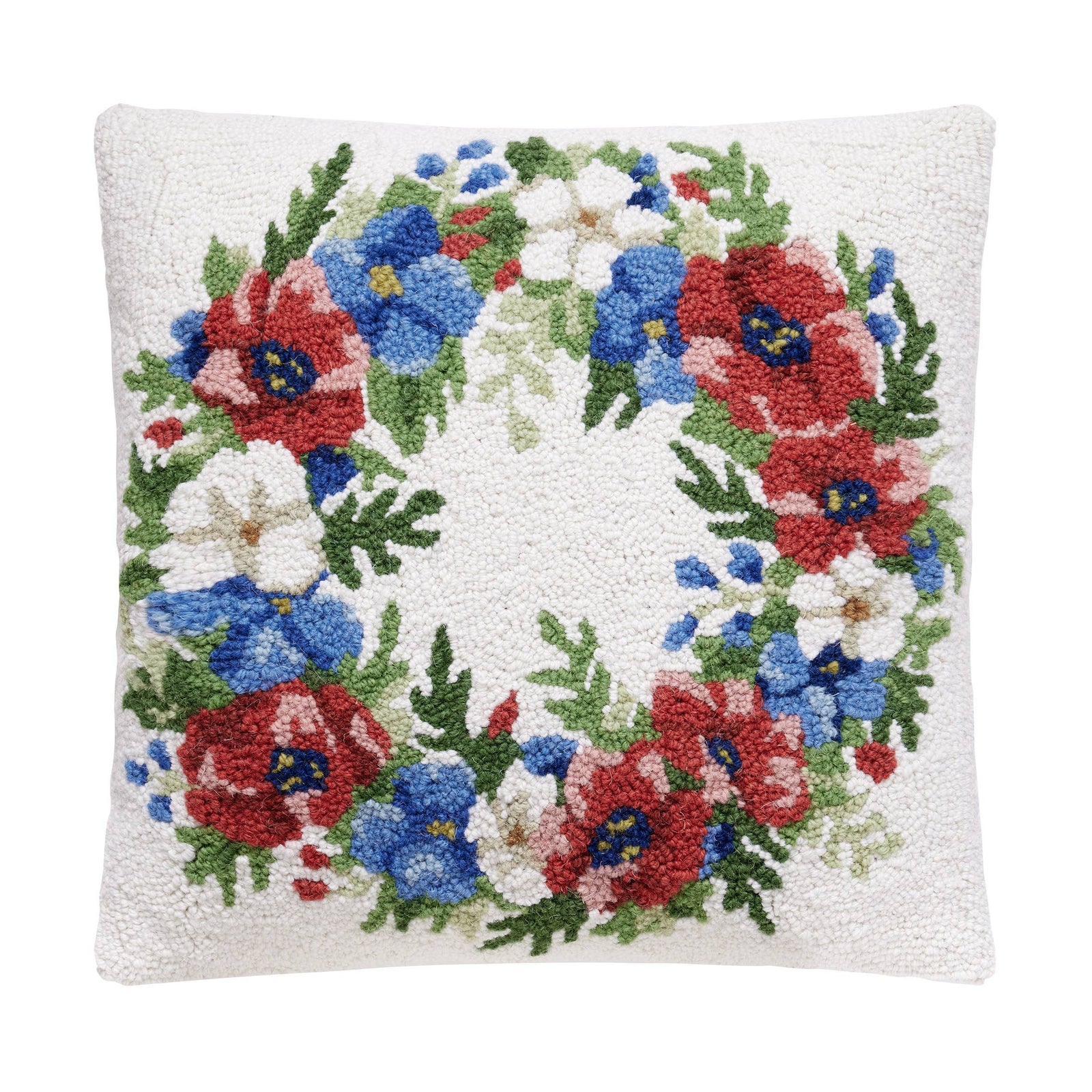 Patriotic Wreath Hook Pillow