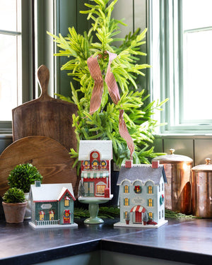 VIL1350 - Light Up Christmas Village Post Office