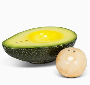 Avocado & Pit Salt & Pepper-4"L-449