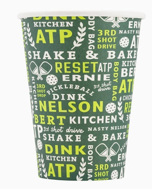 Pickleball Paper Cups