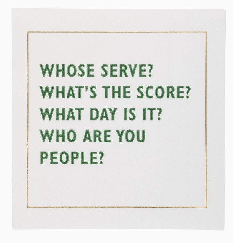 Pickleball Sayings Napkin Set