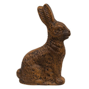 Resin Chocolate Bunny Figurine, 3.5 inch