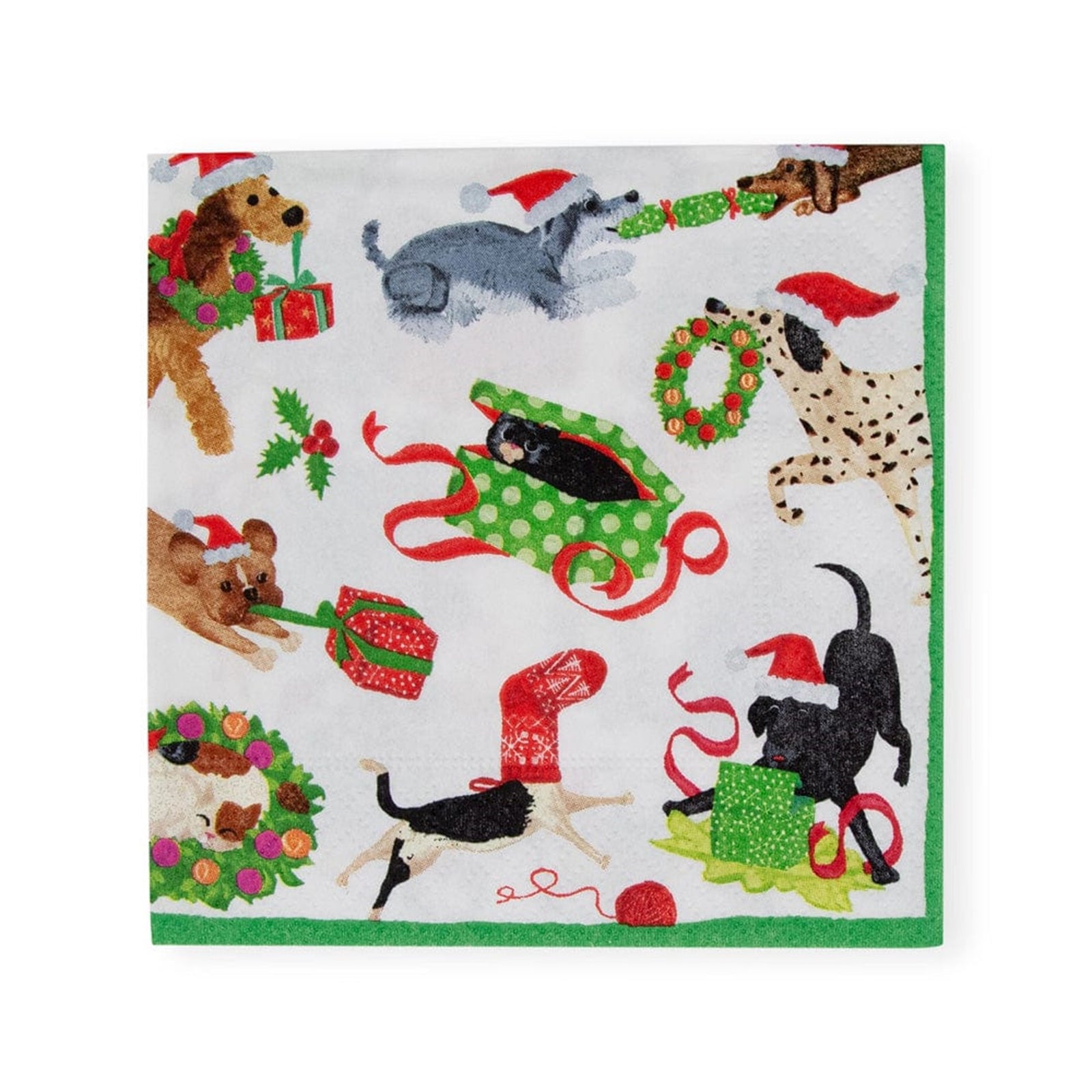 Christmas Mischief luncheon napkins