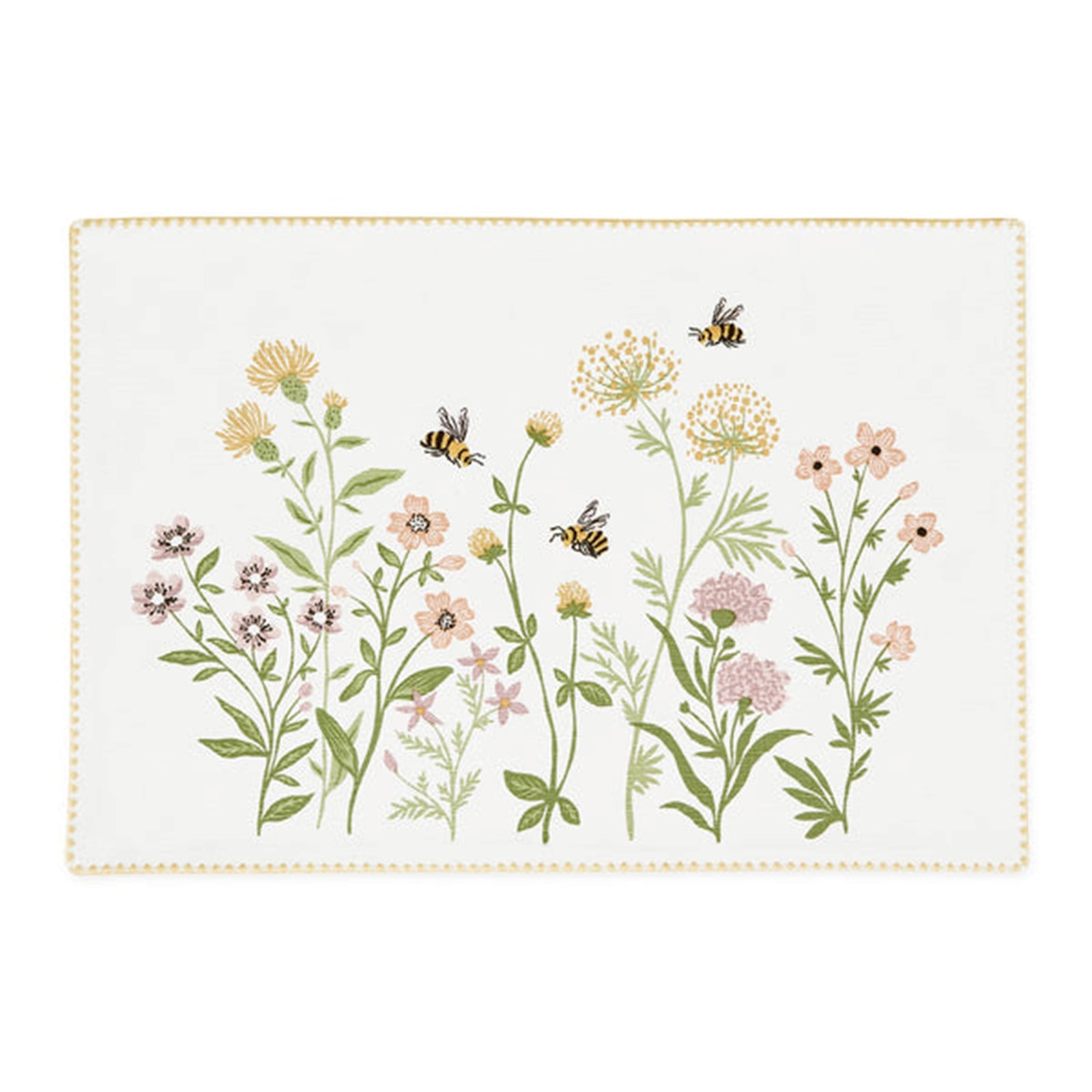 Spring Wildflowers Embellished placemats