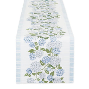 Blue Hydrangea Table Runner