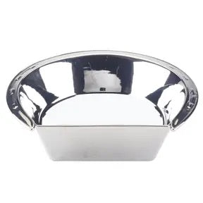 Horseshoe Porcelain Silver Serving Bowl