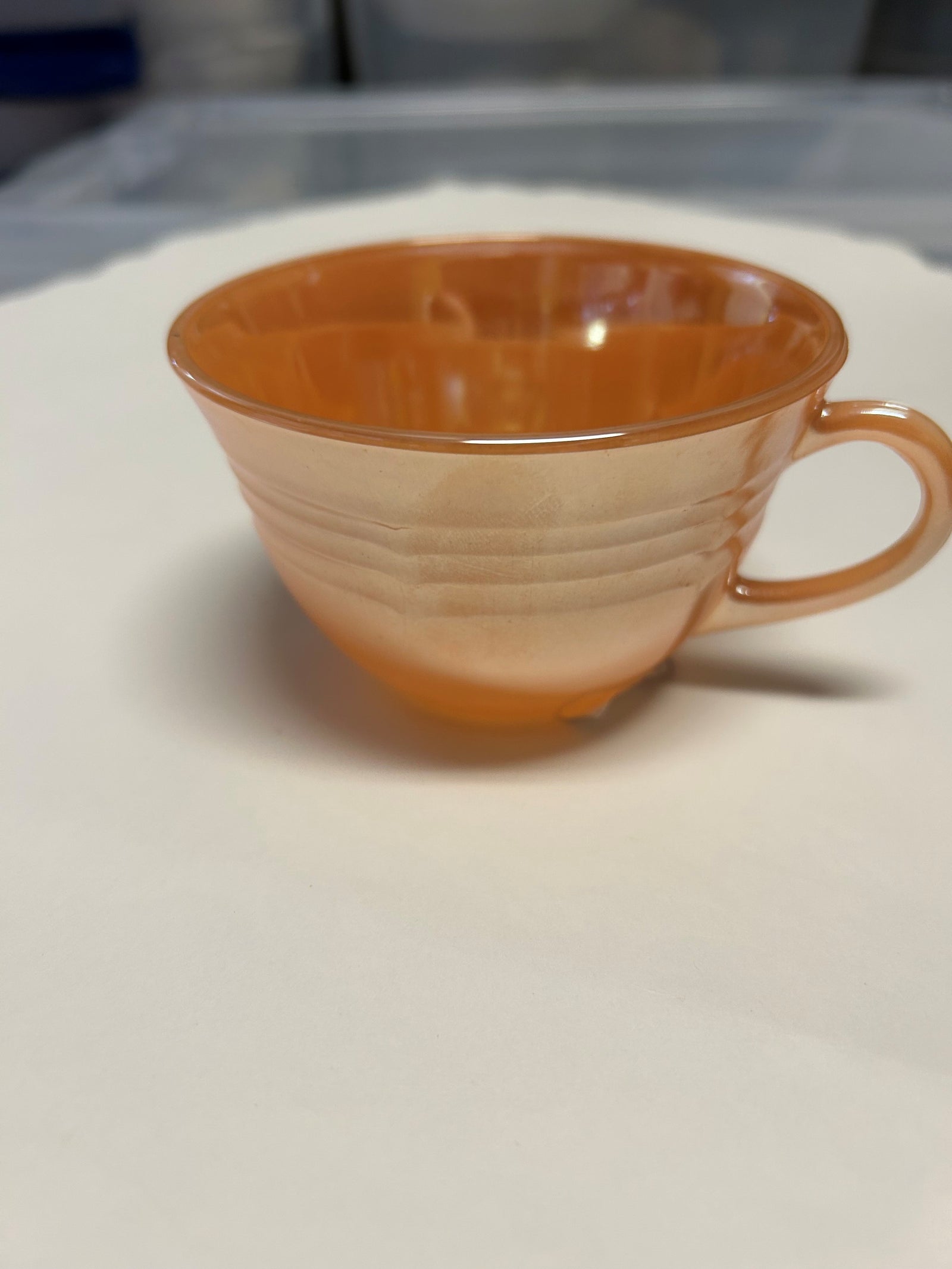 Gold tea cup
