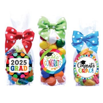 Candy Bags - Graduation Asst - Large - 12 Bags