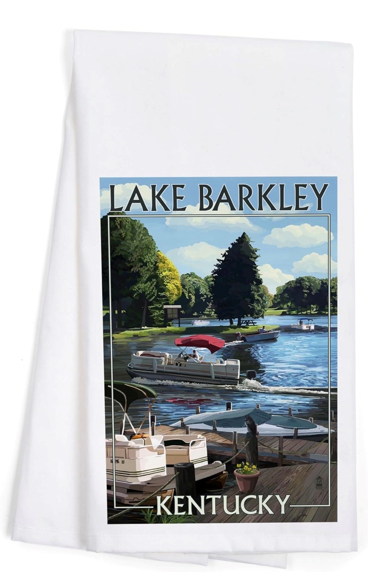 Lake Barkley Kentucky kitchen towel