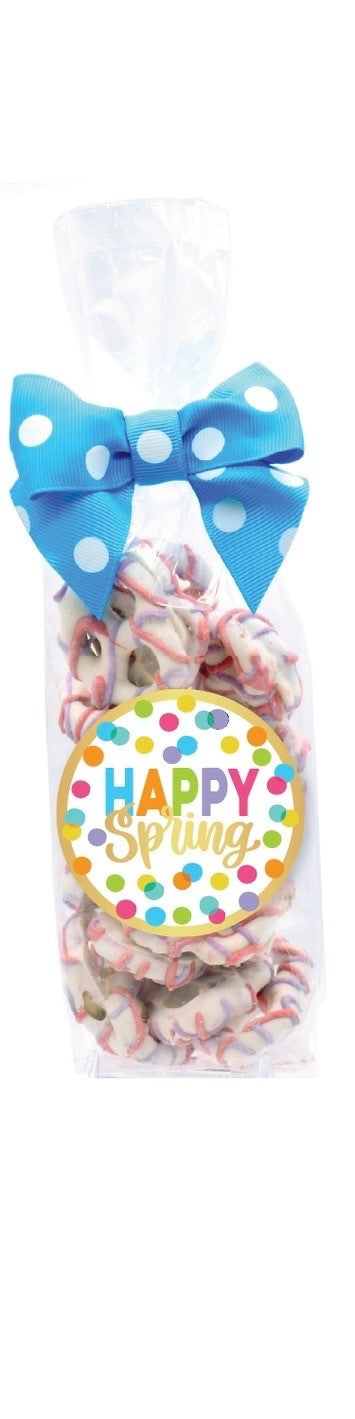 Yogurt Pretzel Bags - Spring Asst - Lg Bags