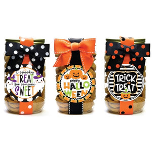 Chocolate Chip Cookies in Halloween jar