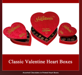 Ruth Hunt 2 oz Red Heart assorted chocolates