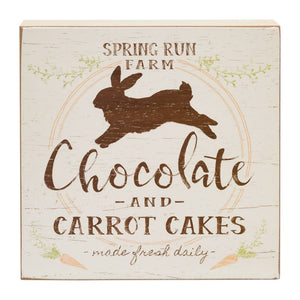 Spring Run Farm Bunny Box Sign