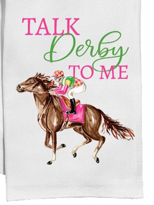 Talk Derby to Me Kitchen Towel