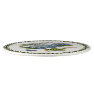 Botanic Garden 8 Inch Trivet Hydrangea: Porcelain / Botanic Garden