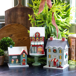 VIL1352 - Light Up Christmas Village Holiday Hotel