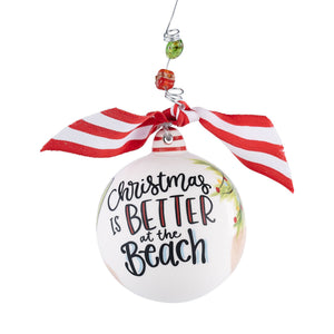 Christmas is Better at the Beach Ornament