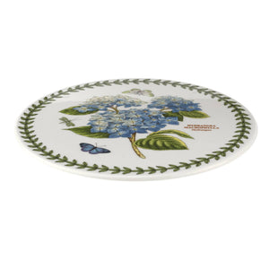 Botanic Garden 8 Inch Trivet Hydrangea: Porcelain / Botanic Garden
