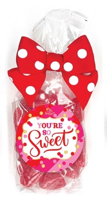 Oh Sugar Valentine candy treat bag You're so Sweet