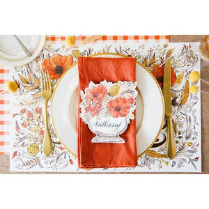 Autumn Arrangement Place card