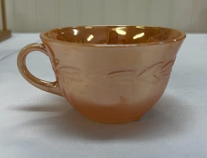 Orange Vintage Tea Cup