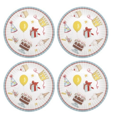 Celebrate Melamine Plates S/4