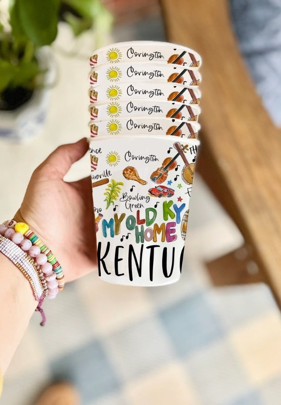 State Of Kentucky Reusable Party Cups State Pride