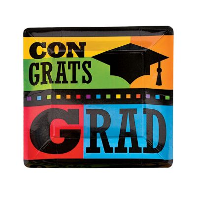Congrats Grad Dinner Plates