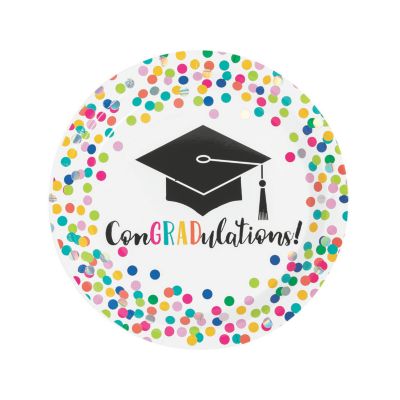 Congrats Grad Party Dinner Plate